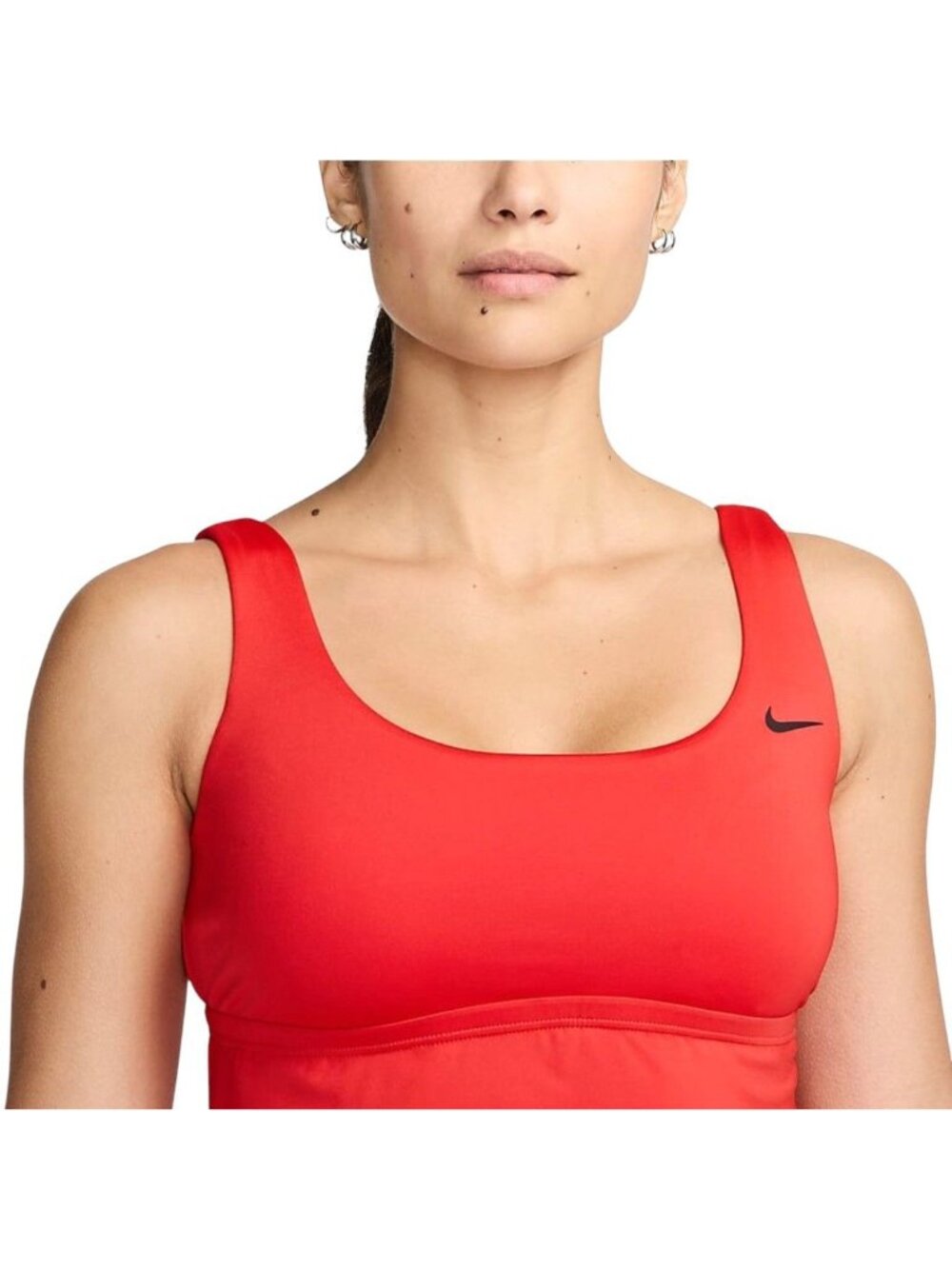 Nike Swim Red Essential Scoop Neck Tankini NESSA224-683 Women’s M New with Tags - Picture 4 of 9